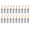 20pcs/10pairs Nakamichi BANANA PLUGS 24K Gold-plated 4MM Banana Connector with Screw Lock For Audio Jack Speaker Plugs Black&amp;Red