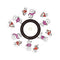 Anime Fidget Spinner Cartoon R188 Bearing ADHD EDC Relief Stress Novel Hand Fingertip Gyro 3D Running Funny Toys Kids