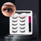 3/5/7Pairs Magnetic Eyelashes False Lashes Repeated Use Eyelashes Waterproof Liquid Eyeliner With Tweezer Makeup Set