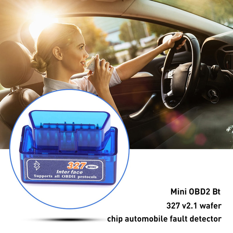 New OBD V2.1 Mini ELM327 OBD2 Bluetooth Auto Scanner OBDII 2 Car ELM 327 Tester Diagnostic Tool For Android Windows Symbian