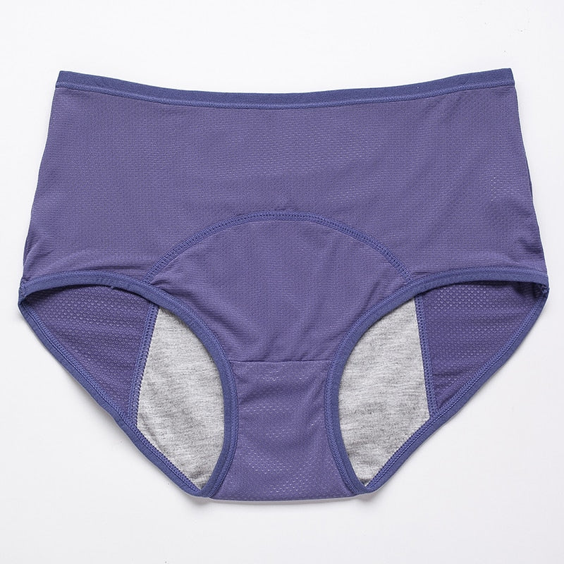 Leak Proof Menstrual Panties Women Underwear Period Cotton Waterproof Briefs Plus Size Female Physiological Breathable Pants