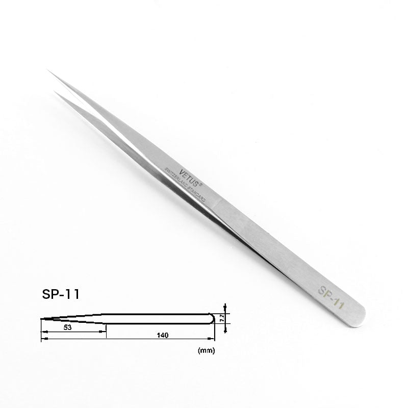 Makeup Professional Eyelash Tweezers 3D Volume Eyelash Extension Tweezer Fan Lash Eyebrow Tweezers VETUS Excellent Closure