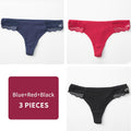3Pcs/Lot Women&#39;s Cotton G-String Thong Panties String Underwear Women Briefs Sexy Lingerie Pants Intimate Ladies Letter Low-Rise