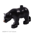 Big Size Building Blocks Cat Dog Pig Rabbit Model Accessories Compatible Bricks Farm Animals Set Assemble Education Toys For Kid