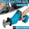 18V Portable Cordless Reciprocating Saw Replacement Metal Wood Cutting Machine Tool Electric Saw for Makita 18V Battery