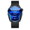 New Arrival Watch Men Waterproof Creative Wrist Watch For Male Clock Men Watch Relgio Masculino Gold Stainless Steel Wristwatch