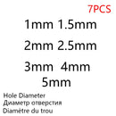 Punching Leather Hole Punch Round Steel Leather Craft Hollow Hole Punch 1mm-30mm for Metal Gaskets Leather Plastic Rubber