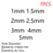 Punching Leather Hole Punch Round Steel Leather Craft Hollow Hole Punch 1mm-30mm for Metal Gaskets Leather Plastic Rubber