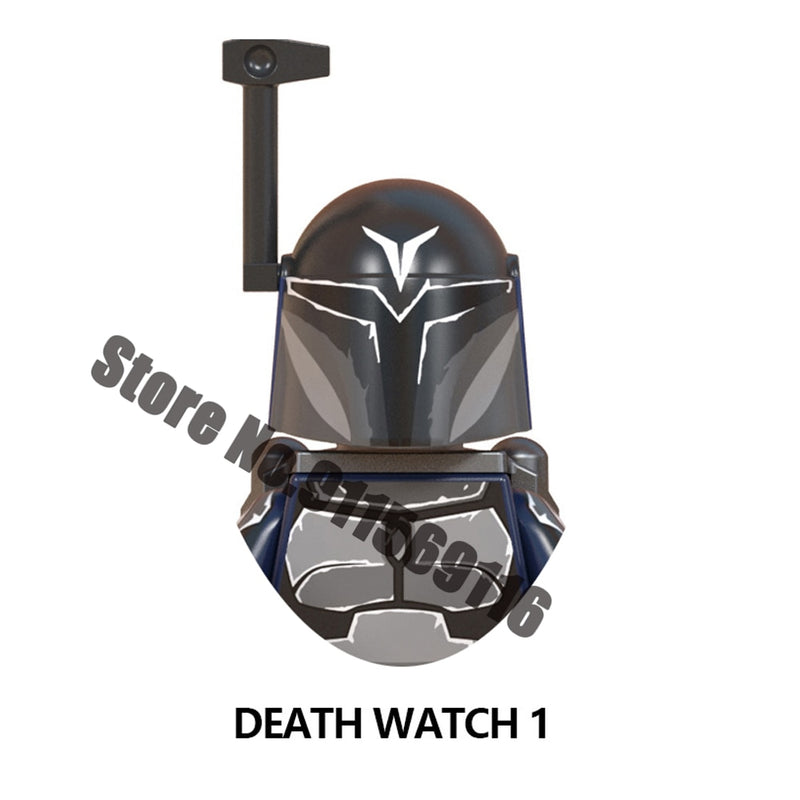 Mandalorian Building Blocks Jango Boba Fett Grogu Baby Yoda Pre Vizsla Bo-Katan Din Djarin Sabine Wren Brick Figure Toy