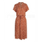2021 Summer Polka Dot Dress Ladies Leopard Print Shirt Dress, Bohemian, Mid-length, High Waist, Beachwear, Vacation, Summer