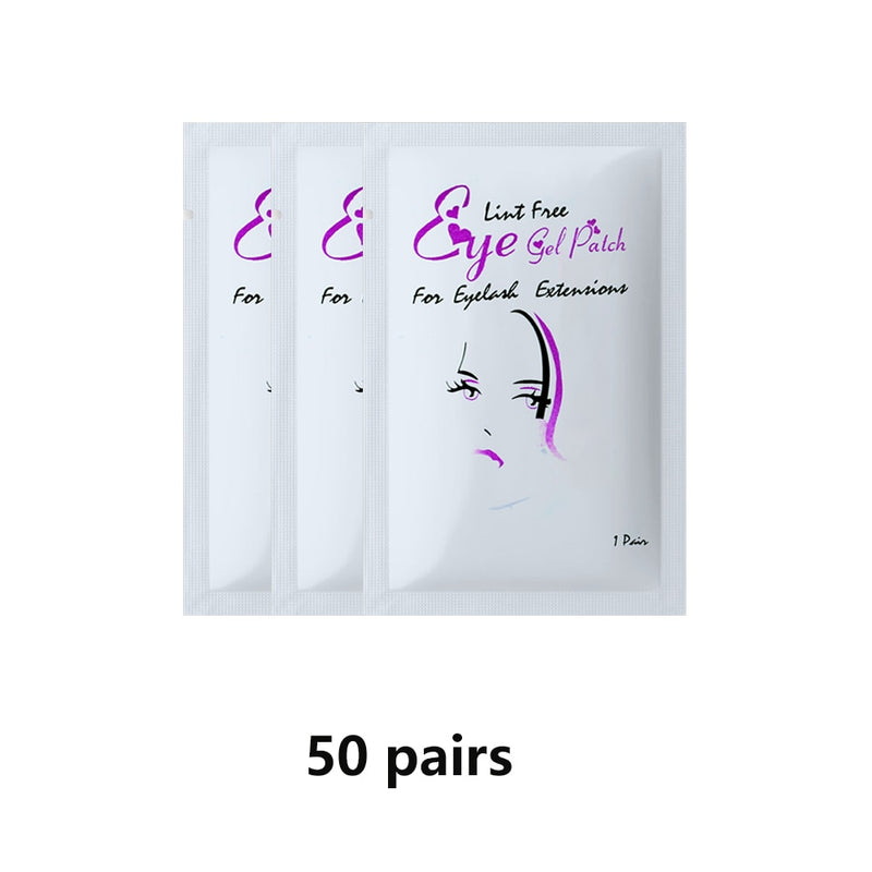 20/50/100 Pairs Eye Pad Eyelash Pad Gel Patch Patch Grafted Under The Eyelashes For False Eyelash Extension Paper Sticker Makeup