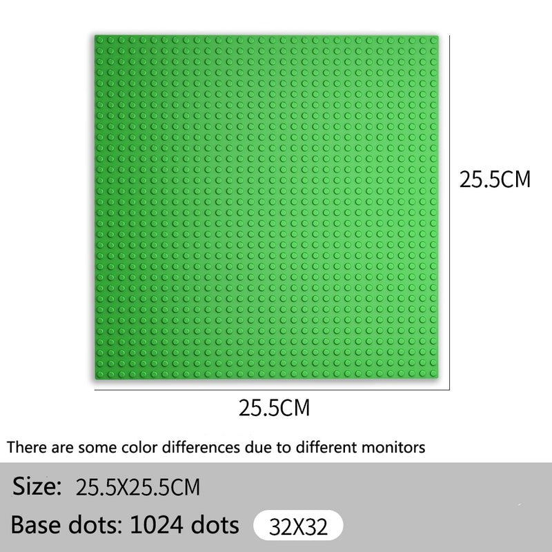 32*32 50*50 Dots Classic Base Plates Blocks DIY Small Size City Road Bricks Baseplates Construction Building Toys For Kids Gifts
