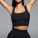 2022 High Stretch Solid Color Yoga Set Sleeveless Crop Top +Short Gym Leggings Women Tracksuit Running Sportwear 2 Piece Set