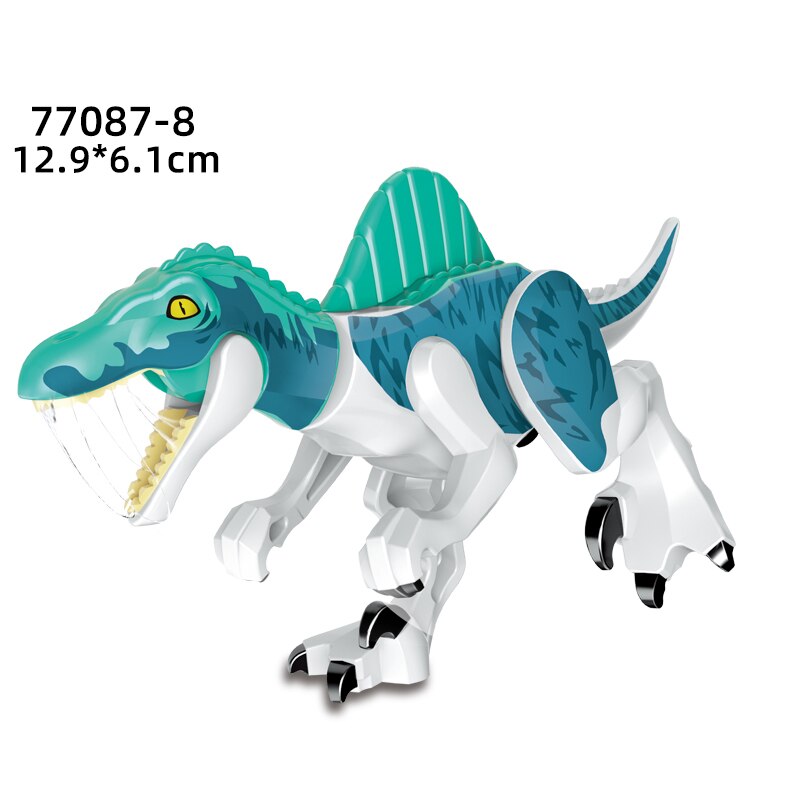 Jurassic Dinosaur Building Blocks Toys Park Compatible Major Brand Gifts Simulation Animal Rex Raptor Ankylosaur Christmas Gifts