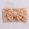 1Pcs Newborn Baby Headband For Girls Elastic Knit Children Turban Baby Bows Soft Nylon Kids Headwear Hair Accessories 32 Colors