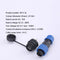 SP13 IP68 waterproof connector male plug &amp; female socket 1/2/3/4/5/6/7/9 pin panel Mount wire cable connector aviation plug