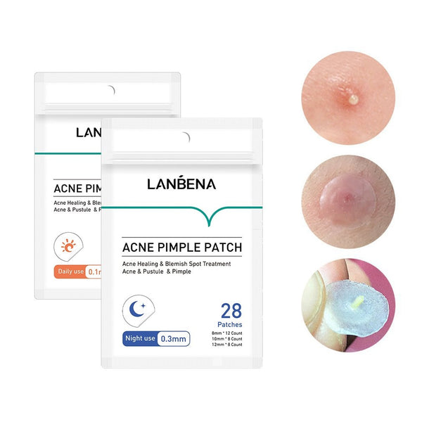LANBENA Acne Pimple Patch Invisible Acne Removal Stickers Blemish Treatment Acne Master Pimple Remover Daily / Night Stickers