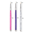 3Pcs Acrylic French Stripe Nail Art Liner Brush Set 3D Tips Manicure Ultra-thin Line Drawing Pen UV Gel Brushes Painting Tools