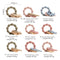 1pc Baby Teether Silicone Bracelet BPA Free  Cute Animal Silicone Pendant Wood Ring  Teething Rattle for Baby Accessories Toys