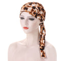 2021 New Elastic Fashion Turban Hat Solid Color Women Warm Winter Headscarf Bonnet Inner Hijabs Cap Muslim Hijab femme Wrap Head