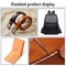 LMDZ Wooden Handle Awls DIY Leather Tent Sewing Awl Shoes Repair Tool Hand Stitcher Leather craft Awl Punch Hole Leather Tools