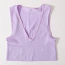 Vintage Crop Top Women Seamless Underwear Sexy Lingerie Female Tanks Vest Harajuku Deep V Neck Summer Camis Crop Top Camisole