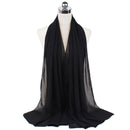 72*175cm Hijab Chiffon 2021 Maxi Big Size Scarf For Muslim Women Headscarf Ladies Headwraps Pashmina Hijab Muslim Fashion Islam