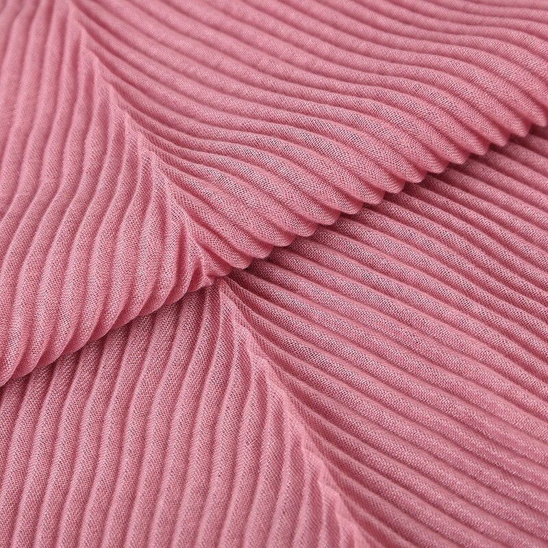 2021 NEW Flocked Bubble Cotton Scarf Hijabs For Muslim Women Soild Color Breathable Islamic Headscarf Arab Head Scarves