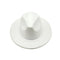 Autumn Winter Womens Felt Hat Fedoras Big Brim Hats For Women British Style Vintage Church Hats Lady Flat Brim White jazz cap