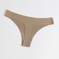 WHPC New Arrival Women&#39;s Panties Seamless Underwear For Women Ice Silk Thong Woman Lingerie T-back String Big Size S-3XL 1PCS