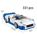Racing Car City Speed Champions Sports Model Building Blocks DIY Bricks Kids Toy Classic Rally Super Racers Vehicle f1 technique