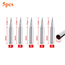 5Pcs/Set 900m-T-I 900M-T-B Welding Tool Lead-Free Soldering Iron Head Bit for Welding Accessories Soldering Iron Tip