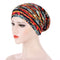 2021 New Elastic Fashion Turban Hat Solid Color Women Warm Winter Headscarf Bonnet Inner Hijabs Cap Muslim Hijab femme Wrap Head