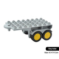 New Large Building Blocks Children Toys Cartoon Princess Carriage Car Airplane Vehicle Model Big Size Bricks Gift For Children
