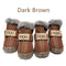 Winter Pet Dog Shoes Warm Snow Boots Waterproof Fur 4Pcs/Set Small Dogs Cotton Non Slip XS For ChiHuaHua Pug Pet Product PETASIA
