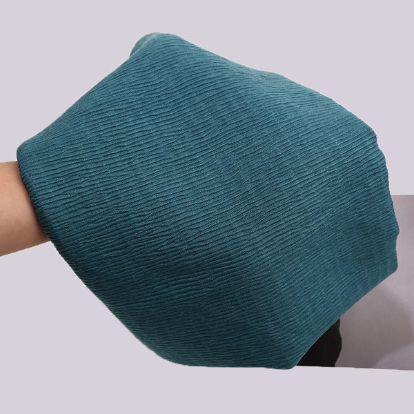 2021 new fashion women Pure color cotton wrinkled cotton foulard femme musulman shawl islamic clothing Hijab muslim headscarf