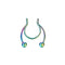 2021 Fake Piercing Nose Ring Alloy Nose Piercing Hoop Septum Rings For Women Fashion Body Jewelry Gifts Magnetic Fake Piercing