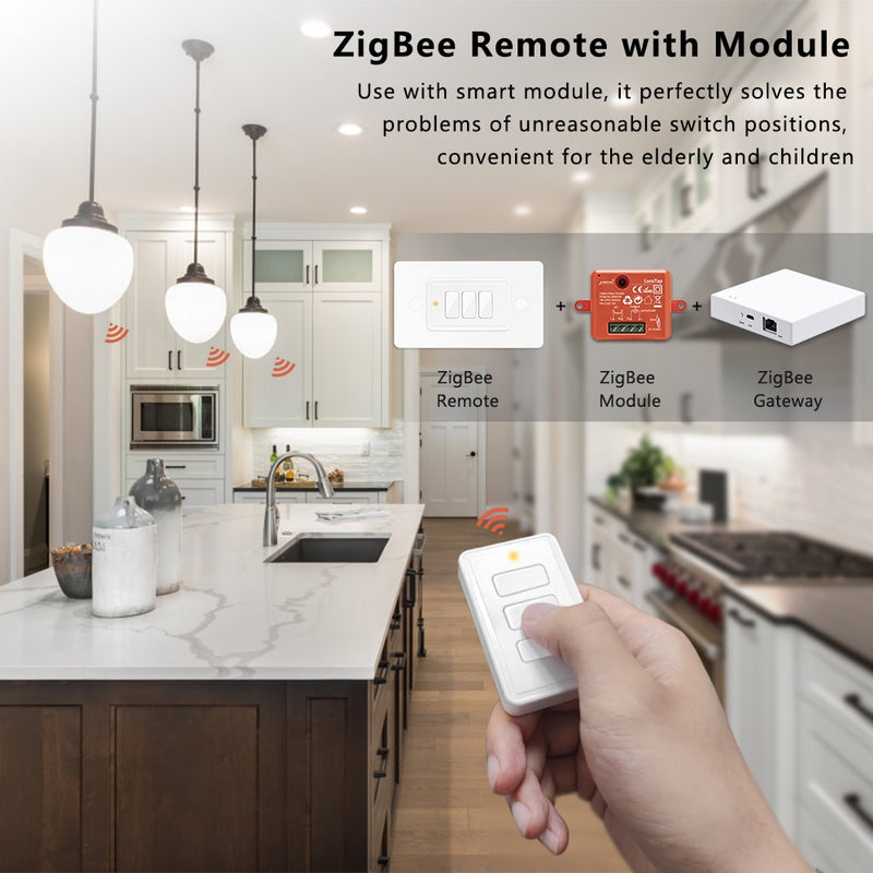 ZigBee 3.0 Wireless 12 Push Button Remote Tuya Scene Automation Control Switch Smart Life Alexa Home Assistant Zigbee2MQTT