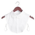 Fashion White Black Lace Fake Collar Blouse Vintage Detachable Shirt False Collar Lapel Blouse Top Women Clothes Accessories