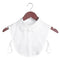 Fashion White Black Lace Fake Collar Blouse Vintage Detachable Shirt False Collar Lapel Blouse Top Women Clothes Accessories
