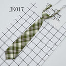 Lazy JK Ties Women Plaid Neck Tie Girls Japanese Style for Jk Uniform Cute Necktie Plaid Uniform School Accessories