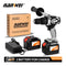 NANWEI 21V 13mm Cordless Drill Industrial Grade Brushless Impact Drill 1/2&quot; Metal Auto-locking Chuck  Ice Drill Fishing