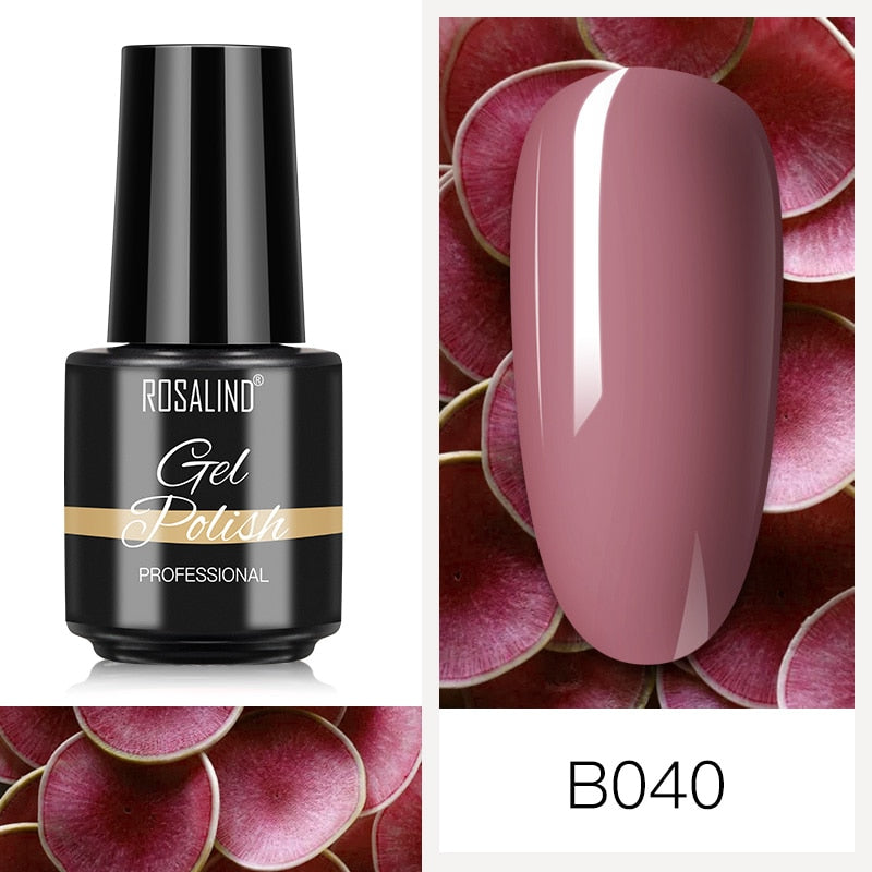 ROSALIND Nail Gel Polish Semi Permanent Polish All For Manicure Nails Art UV Hybrid Varnishes Gellak Base TOP Primer For Nails