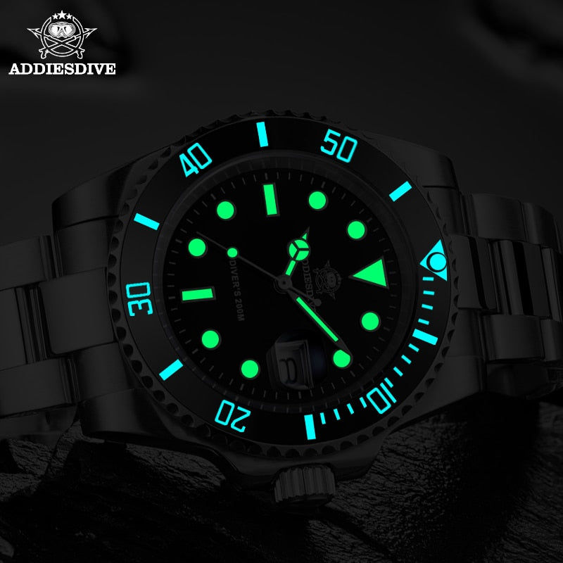 2020 New Fashion Watch Stainless Steel Diver Watch 200M C3Super luminous Sport luxury stainless steel watch Quartz Men&