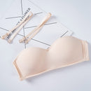 Women Invisible Bra Strapless Bralette 1/2 Cup Women&