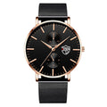 reloj hombre 2022 Mens Fashion Ultra-thin Watches Men Business Casual Stainless Steel Mesh Belt Quartz Watch relogio masculino