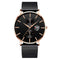 reloj hombre 2022 Mens Fashion Ultra-thin Watches Men Business Casual Stainless Steel Mesh Belt Quartz Watch relogio masculino