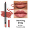 1PC Matte Lipsticks Pen Natural Waterproof Lip Liner Pencil Contour Makeup Sexy Brown Lip Stick Long Lasting Cosmetic Tools
