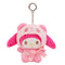 Sanrio 10cm Kuromi My Melody KT Cat PC Dog Hello Kitty Keychain  Anime Plush Figure Pendant Accessories Cute Animals Toys