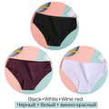 FINETOO Women&#39;s Cotton Panties 3Pcs Soft Striped Women Underpants Solid Girls Briefs Sexy Female Lingerie M-XL Comfort Underwear